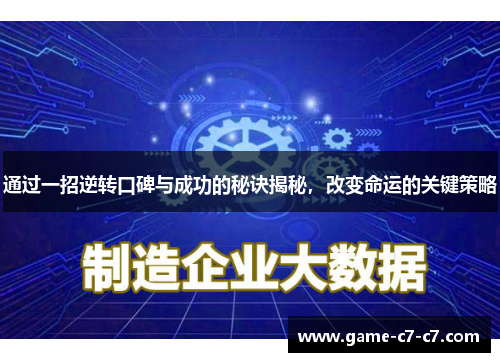 通过一招逆转口碑与成功的秘诀揭秘,改变命运的关键策略 通过一招逆转口碑与成功的秘诀揭秘,改变命运的关键策略